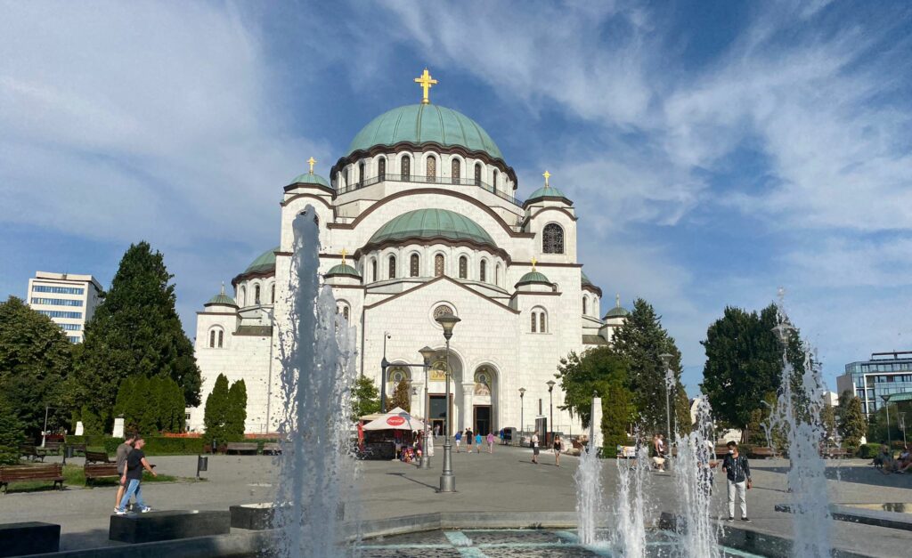 St. Sava, the most famous tourist attraction in Belgrade